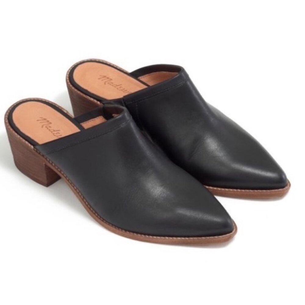 Madewell Robin Mules - Black, Sz. 9